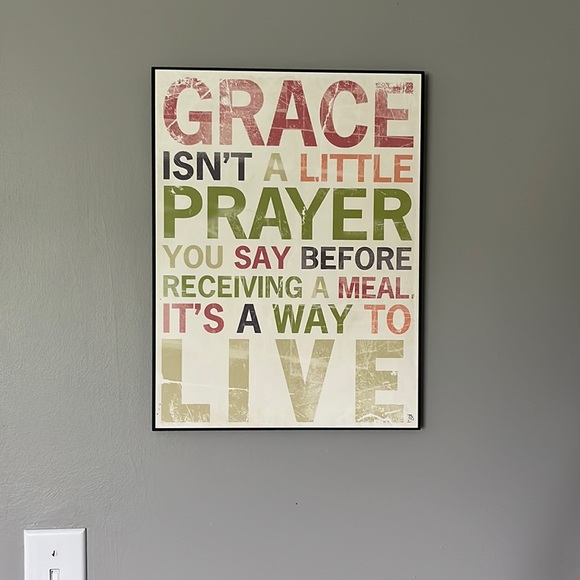 Wall decor sign Grace before a meal - Picture 1 of 3